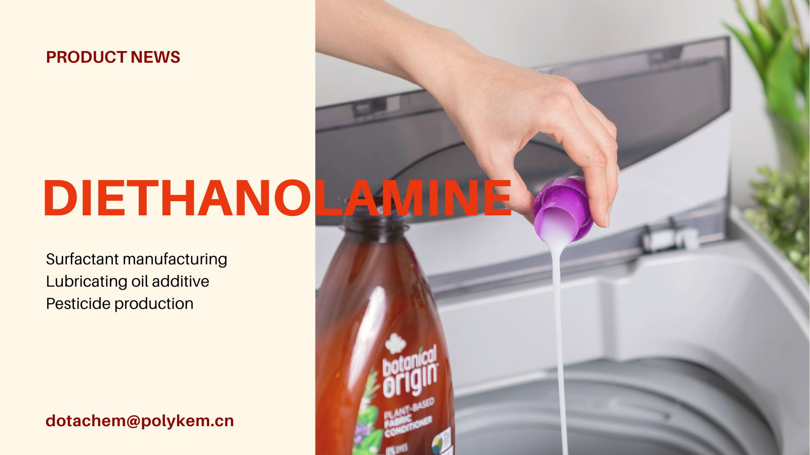 I-Dotachem DIethanolamine (DEA) - Professional grade ethonolamine umphakeli, ikhambi eliphakeme lokusebenza!