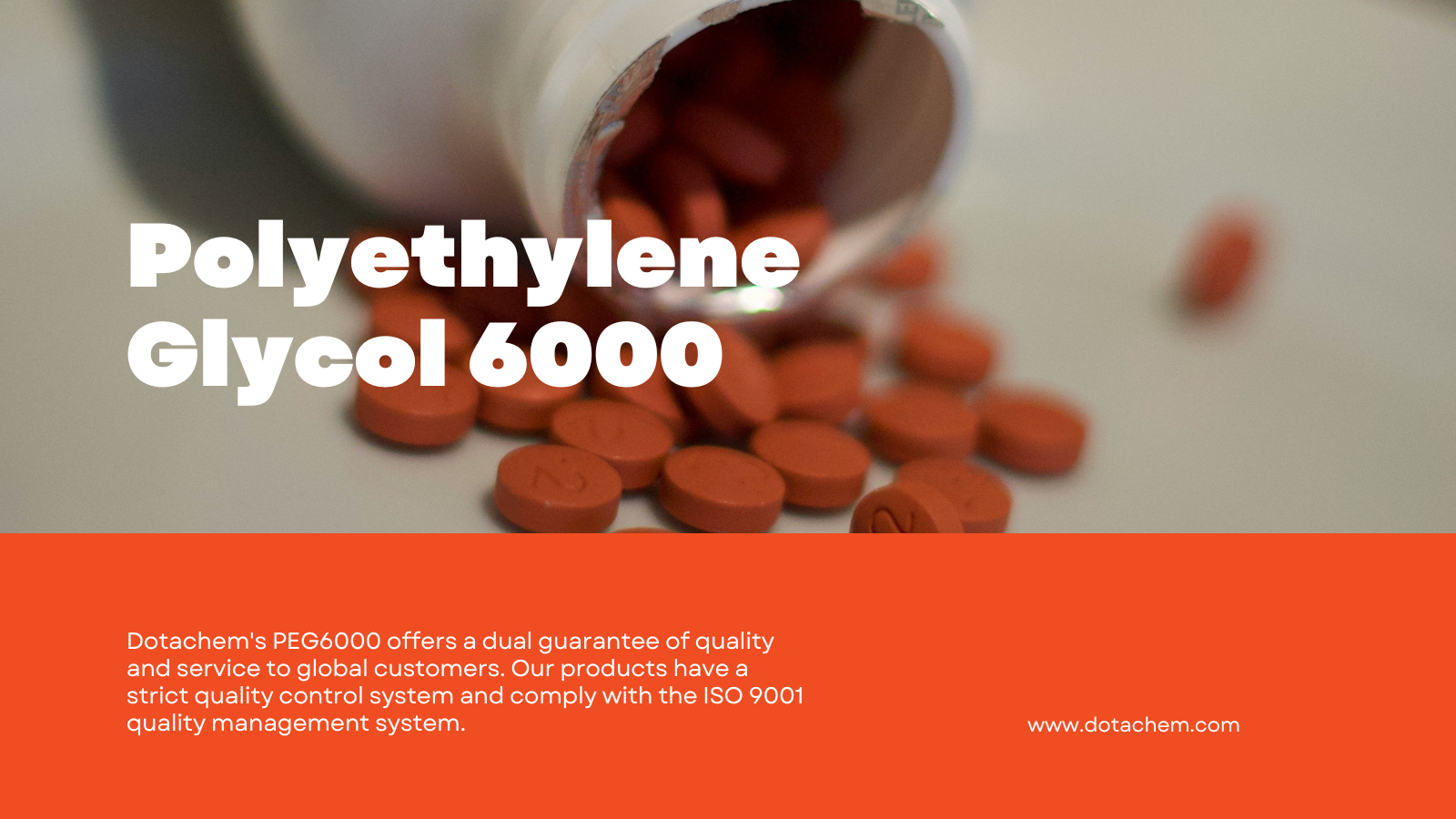 I-Polyethylene Glycol 6000: Izicelo ezahlukahlukene ensimini yezimboni kanye nokuzibophezela kwekhwalithi kaDotachem