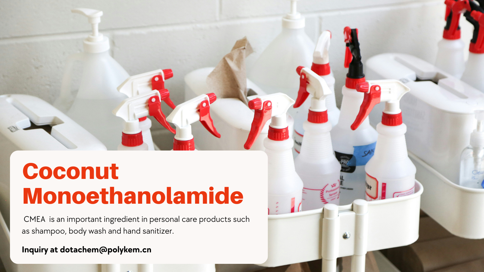 Yini kakhukhunathi monoethanolamide (CMEA) isetshenziselwe?