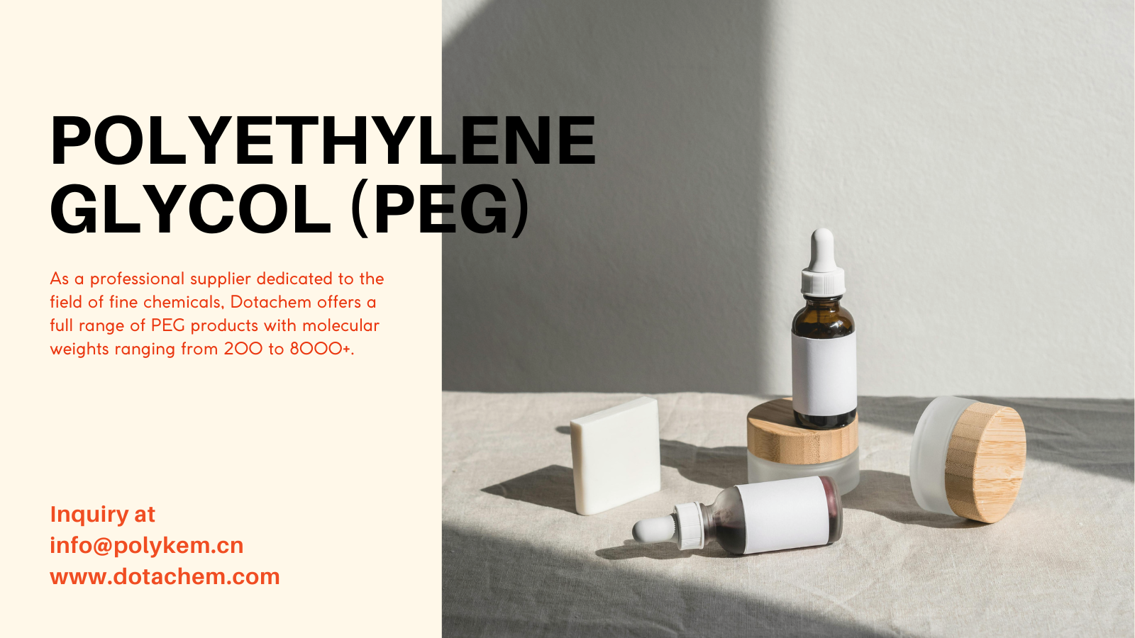 Ungasikhetha kanjani isisindo se-polyethylene glycol esifaneleka kakhulu sohlelo lwakho lokusebenza?