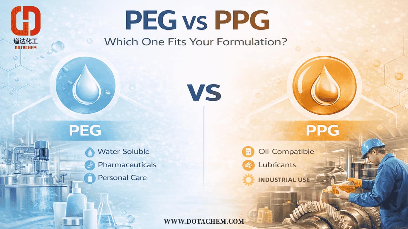 I-Polyethylene Glycol (PEG) vs I-Polypropylene Glycol (PPG): Yikuphi Okulungele Ukwakhiwa Kwakho?