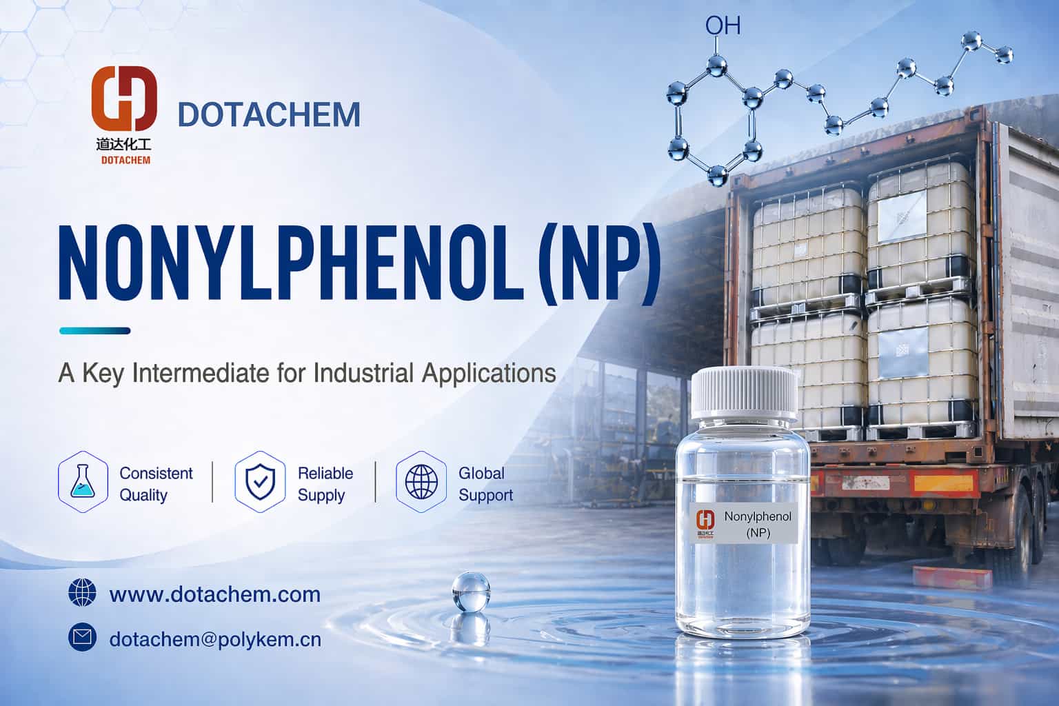 I-Dotachem Nonylphenol (NP): I-Intermediate Ebalulekile Yezicelo Zezimboni